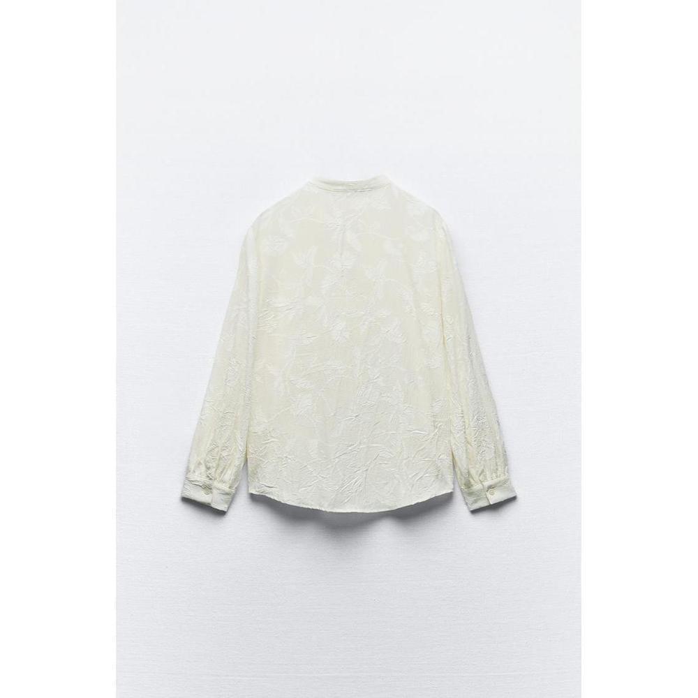 FLORAL BURNOUT SHIRT - Picture 4 of 4
